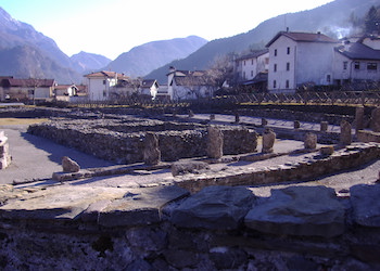 Photographie du Musée Municipal Archéologique Iulium Carnicum de Zuglio